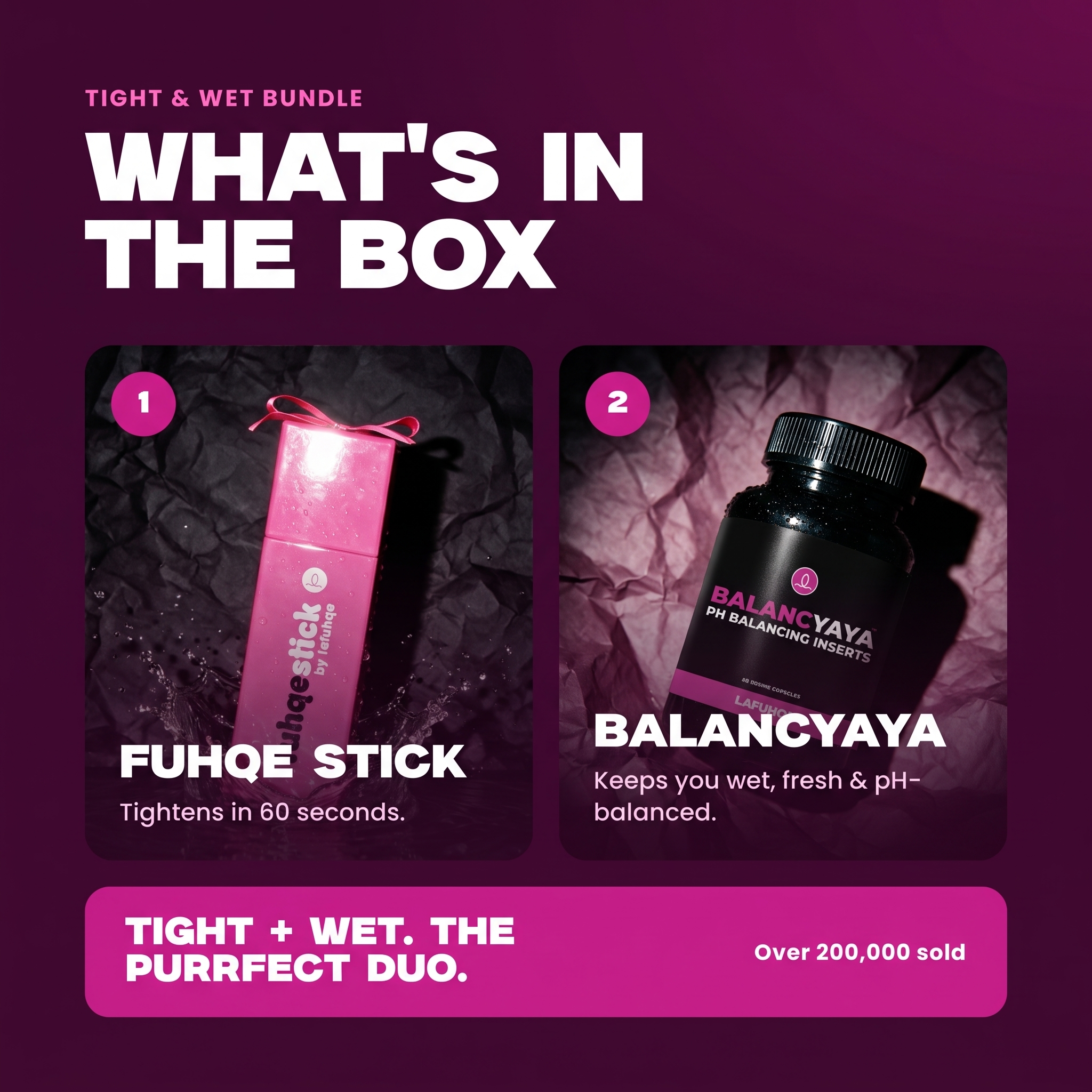 Tight & Wet Bundle - what's in the box