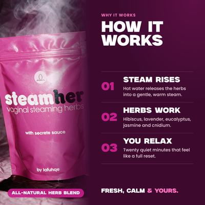 Steam Her + Secrete Sauce - Vaginal Steaming Herbs